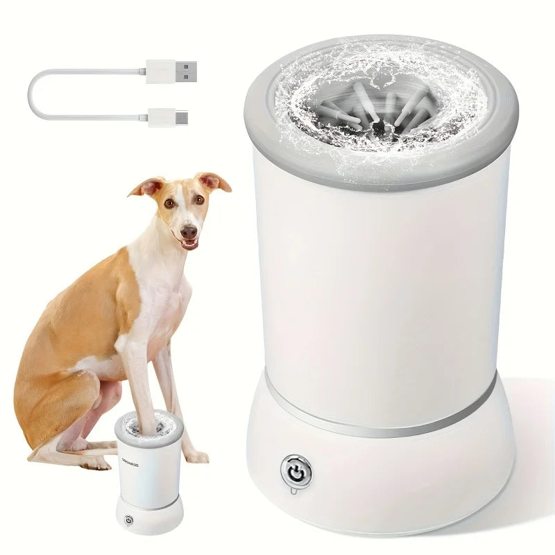 Lavadora de patas para animais de estimação, copo automático de limpeza, portátil, rápido, baixo ruído, limpador de pata de cachorro e gato