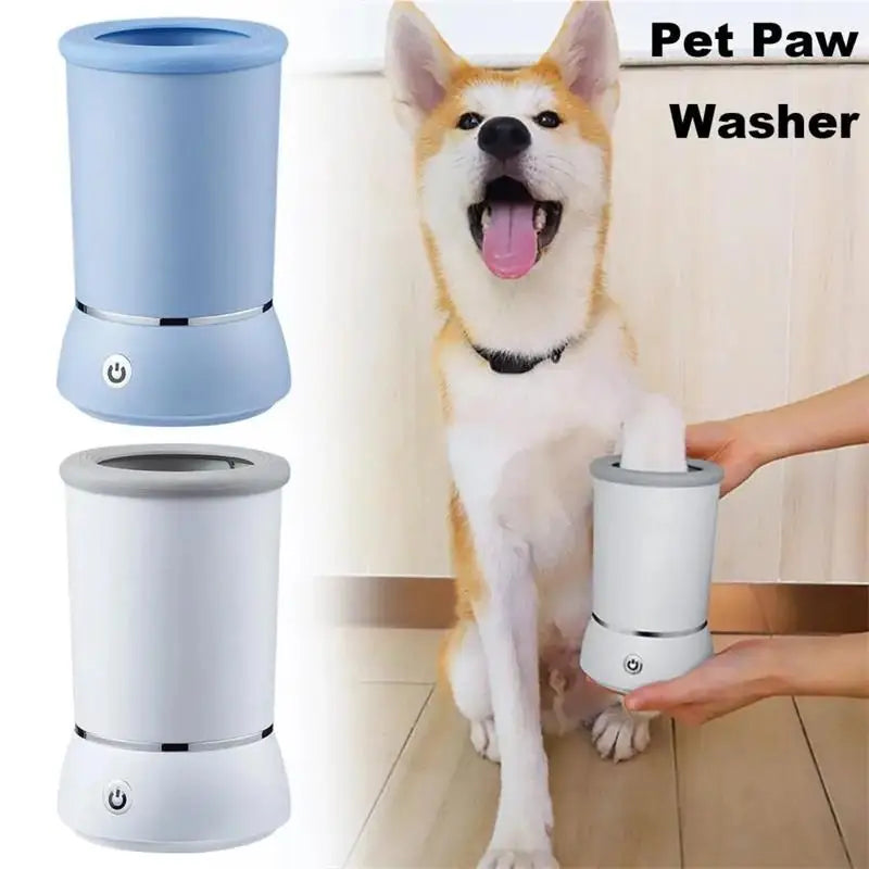 Lavadora de patas para animais de estimação, copo automático de limpeza, portátil, rápido, baixo ruído, limpador de pata de cachorro e gato